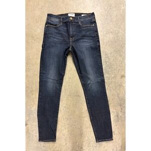 FRAME Denim Le High‎ Skinny Jeans Women's Size 30 Dark Wash